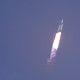 The Falcon Heavy during launch from Kennedy Space Center, Florida, on November 1, 2022.